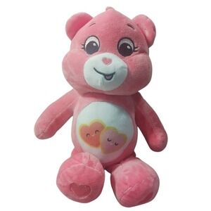 Care Bears Love-A-Lot Bear Plush Pink‎ 12" Basic Fun 2022 Stuffed Animal Toy